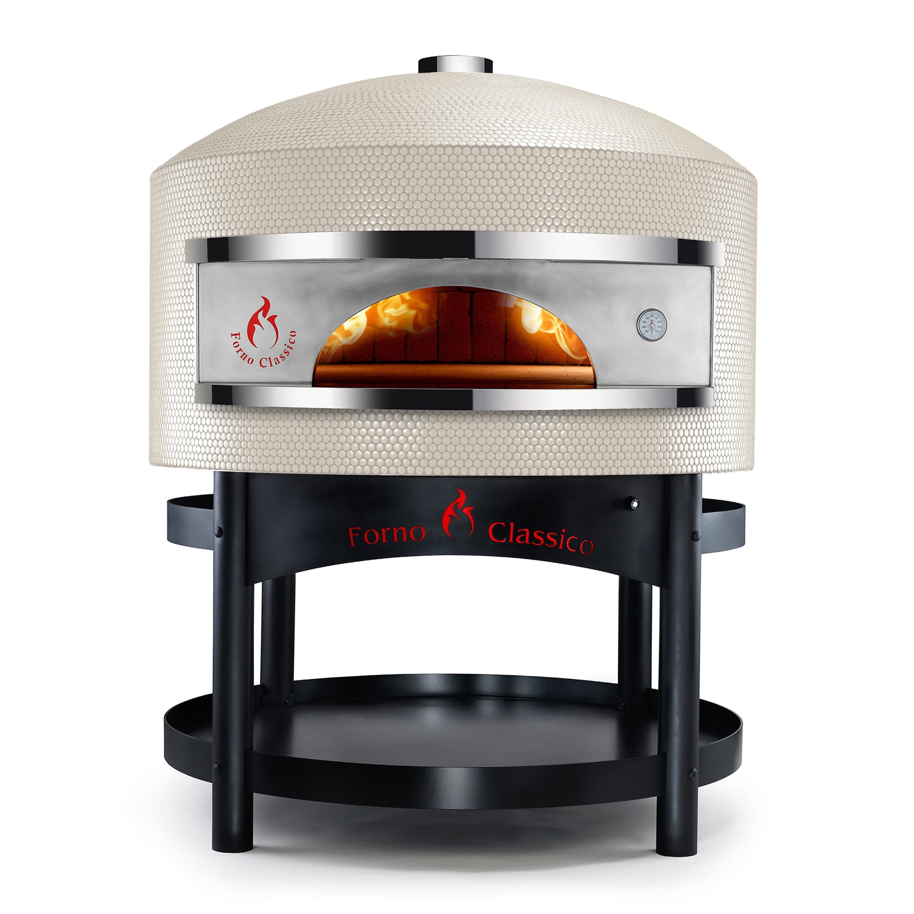 Forno Classico Napoli Dove Gray #dove-gray_black-heavy-duty-stand_no-we-dont-need-the-chimney