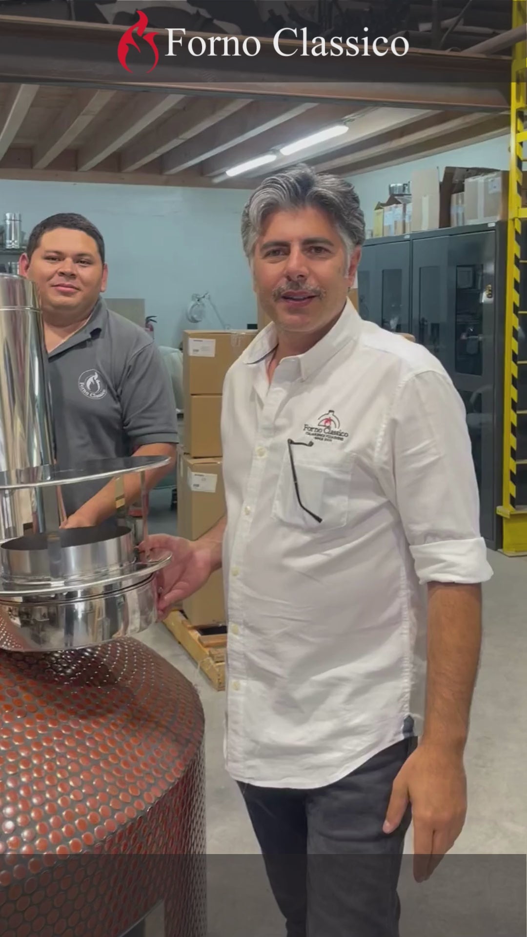 How to install the chimney pipe in your Forno Classico Ovens